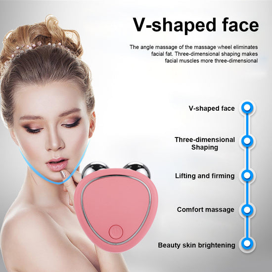 3D Microcurrent Beauty Roller Massager