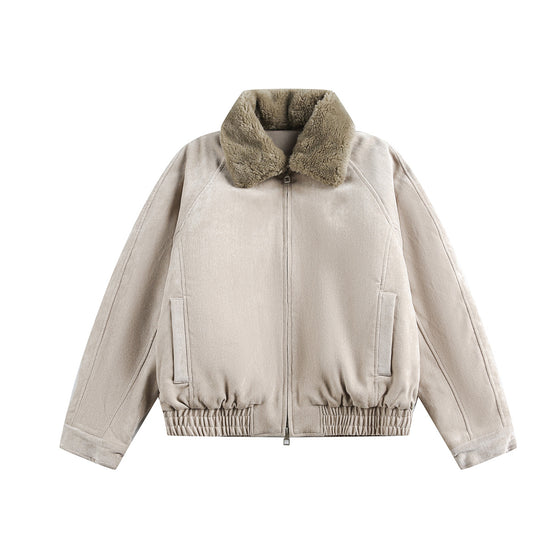 Suede warm cotton clothing