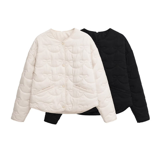 Butterfly knot quilted cotton clothing