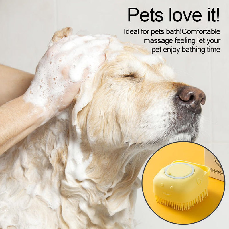 Soft Silicone Dog Brush - ShopRight ProcessSoft Silicone Dog Brush