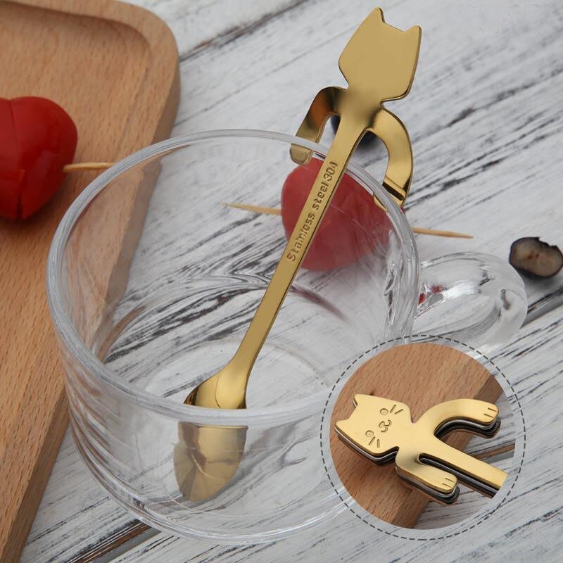 STAINLESS STEEL CAT TEASPOONS - ShopRight ProcessSTAINLESS STEEL CAT TEASPOONS